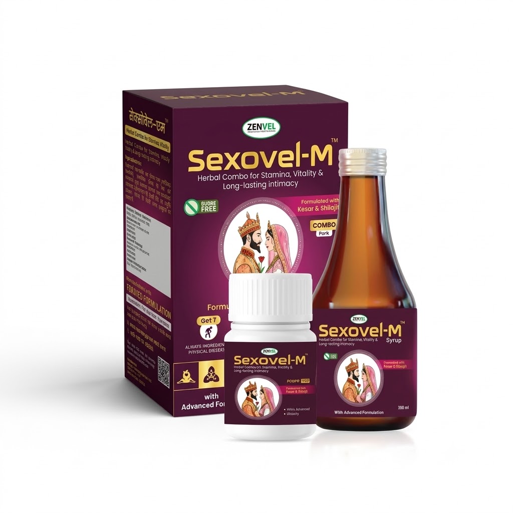 Sexovel M Ayurvedic herbal formulation by Zenvel Formulation