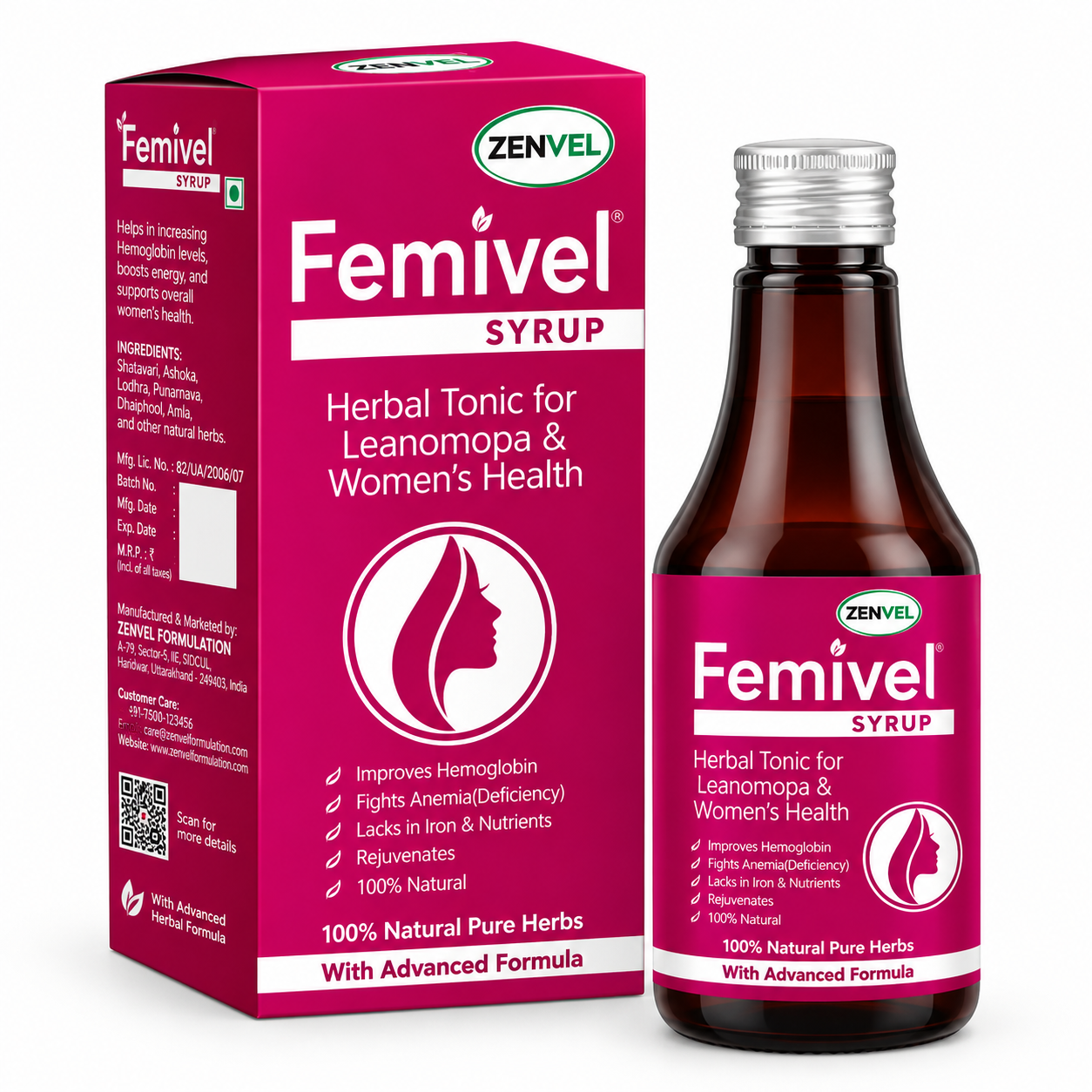 Femivel Ayurvedic herbal formulation by Zenvel Formulation