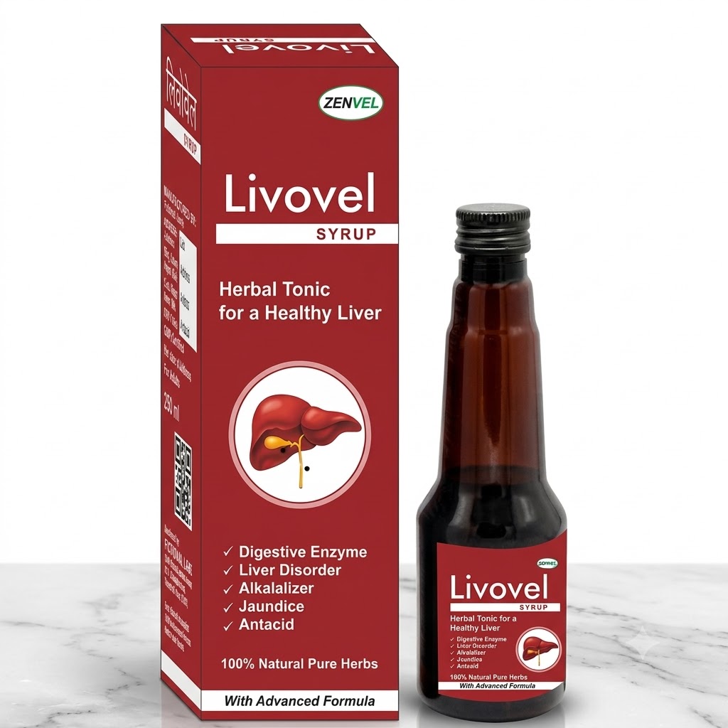 Livovel Ayurvedic herbal formulation by Zenvel Formulation